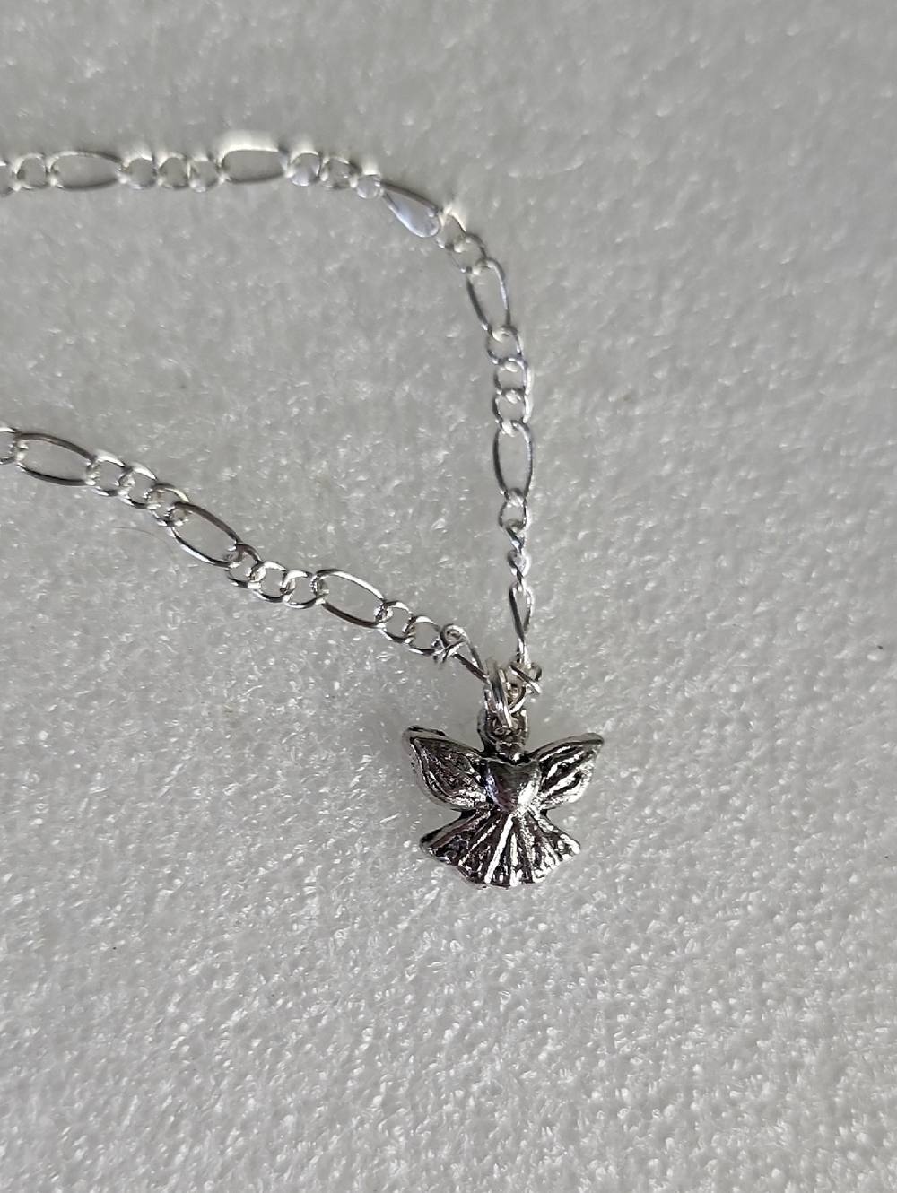 Hand Crafted Silver Angel Charm Bracelet / Anklet